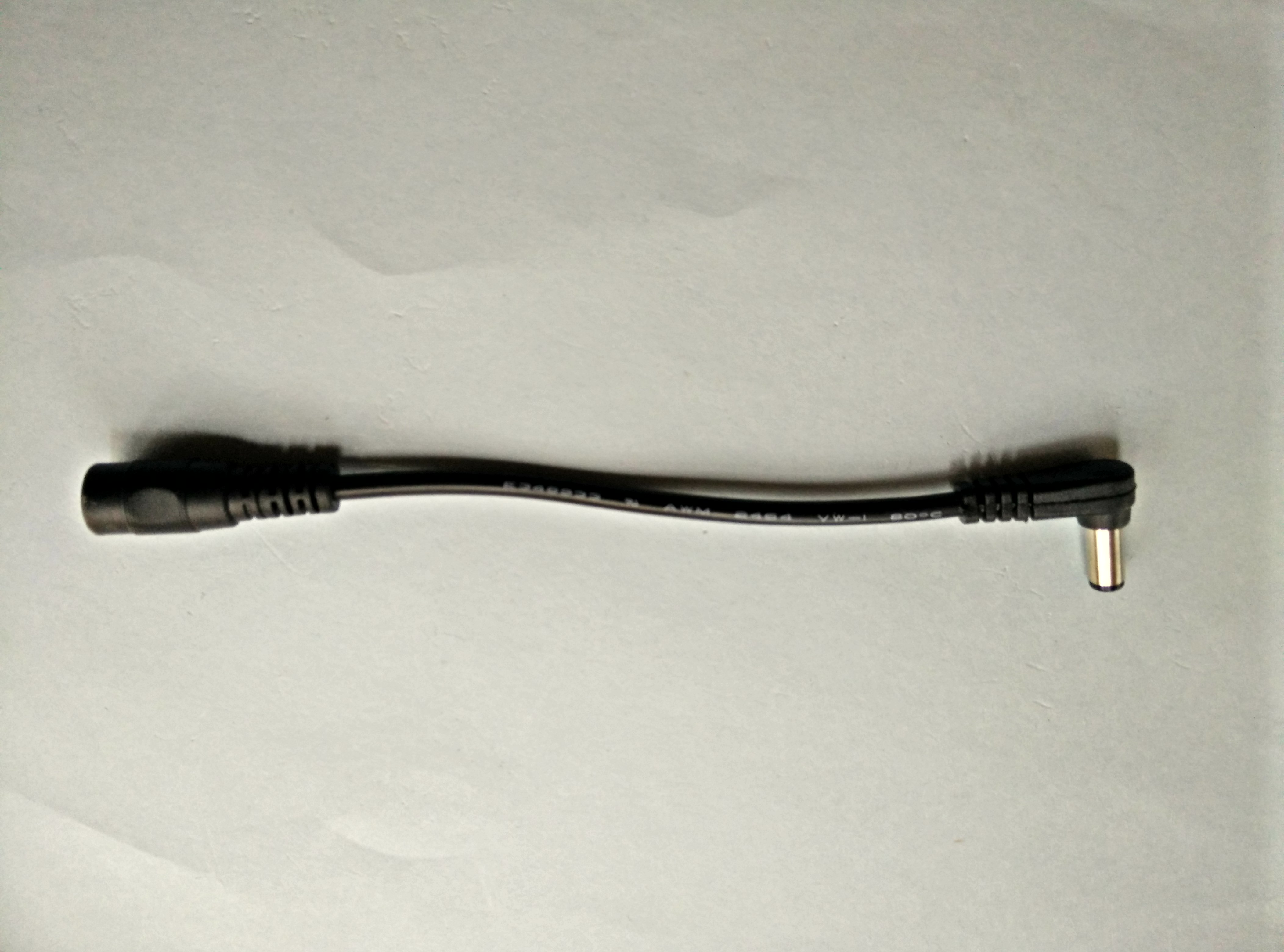 Right Angle 2.1mm Extension Cable