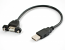 Panel Mount USB Extension Cable